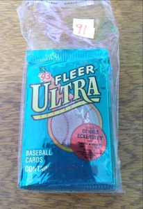 (9) 1993 Fleer Ultra Baseball Packs...