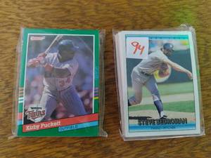 1991 & 1992 Donruss Cubs Team Card...