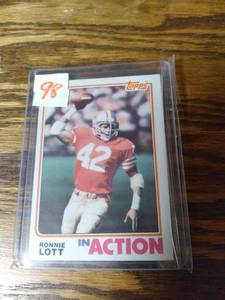 1992 Ronnie Lott Rookie Card...