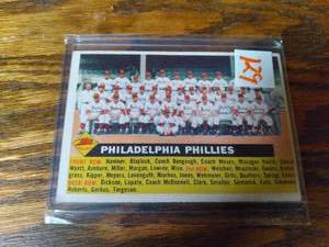 1956 Topps Philadelphia Phillies Te...