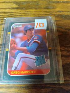 1987 Donruss Greg Maddux Rookie Car...