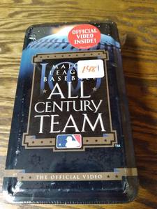 MLB All Century Team VHS Video Uno...