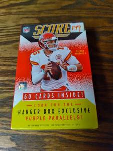 2021 Score Football Hanger Box Uno...