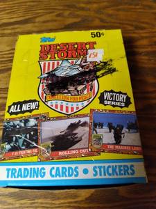 1991 Topps Desert Storm Wax Box...