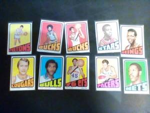 1973-73 Topps Basketball Cards...