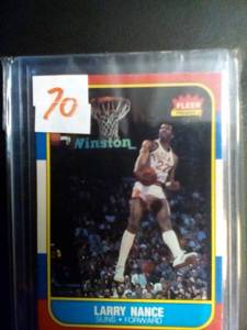 1986-87 Fleer Larry Nance Rookie Ca...