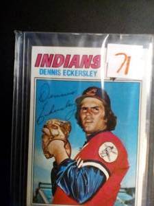 1977 Topps Dennis Eckersley Card...