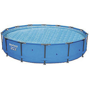 lot 97 image: Bestway Steel Pro Max 14 x 33 Round Metal-Frame Pool Set