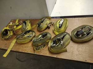 lot 44 image: (8) 2 Ratchet Straps...