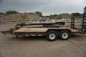 2018 PJ 18 Tandem Axle Equipment Trailer