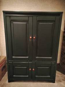 Forest Green Entertainment Armoire