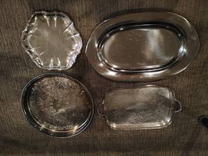 Collection of Four Platters