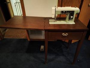 Sears Kenmore Sewing Machine and Table