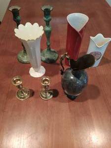 Collection of Vases and Candlesticks
