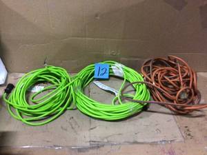 Husky 50 ft. 162 Green Extension Cord Customer Returns See Pictures