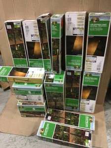 MIX LOT OF Hampton Bay 9-Watt Millennium Black Outdoor Integrated LED Landscape Path Light Various Models and Conditions Customer Returns See Pictures