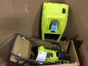 RYOBI 16 in. 13 Amp Corded Electric Walk Behind Push Mower Customer Returns See Pictures