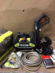 RYOBI 1,600 PSI 1.2 GPM Electric Pressure Washer Customer Returns See Pictures