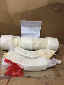 5 Hardwood Turned Dining Table Pedestal Base Customer Returns See Pictures