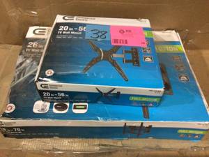 Commercial Electric Full Motion TV Wall Mount Kit for 26 in. - 70 in. TVs Customer Returns See Pictures