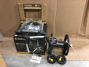 Gorilla 175 ft. Aluminum Zero Rust Mobile Hose Reel Customer Returns See Pictures