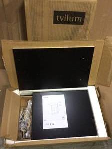 Portland Black 1-Drawer Nightstand Customer Returns See Pictures