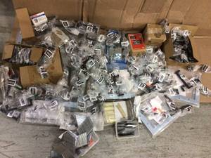 BIG MIX LOT OF HARDAWARE KNOBS &amp MISC. Various Models and Conditions Customer Returns See Pictures
