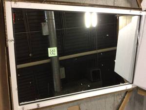51 in. x 31 in. Large Modern Rectangle Metal Framed Bathroom Vanity Mirror Customer Returns See Pictures
