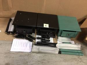 Simplify Black 1-Drawer End Table Customer Returns See Pictures