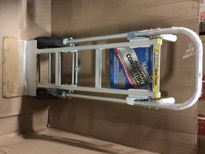Milwaukee 2-in-1 Aluminum Convertible Hand Truck 45136 - Pneumatic Wheels - 800 Lb. Capacity Customer Returns See Pictures