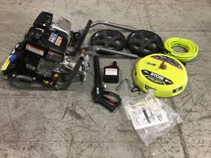 3200 PSI 2.3 GPM Cold Water 196cc Kohler Gas Pressure Washer and 15 in. Surface Cleaner by RYOBI