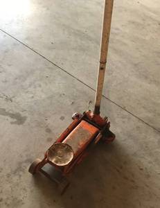 Orange Floor Jack