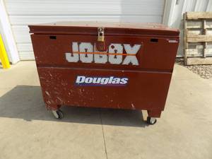 Steel Job box on casters