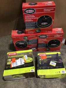 Lot of 15 inch Surface cleaners (open box) review all pictures various sizes models