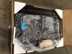 Black  Glass Fire screen (good condition) review pictures