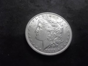 1881 O Morgan Silver Dollar