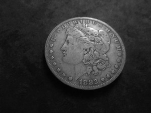 1882 O Morgan Silver Dollar