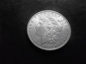 1884 O Morgan Silver Dollar