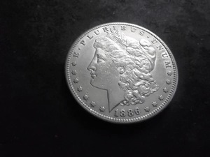 1886 S Morgan Silver Dollar