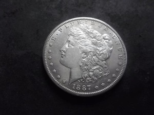 1887 S Morgan Silver Dollar
