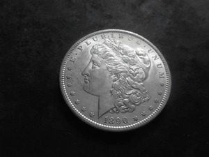 1890 S  Morgan Silver Dollar