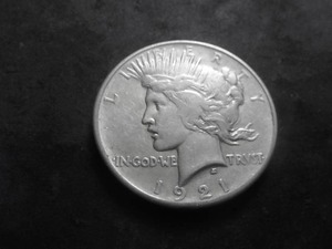 1921 Peace Silver Dollar High Relief