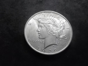 1922  Silver Peace Dollar