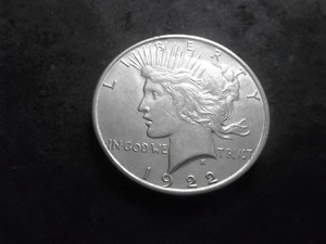 1922 D  Silver Peace Dollar