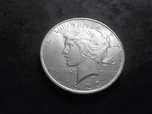1923 Peace Silver Dollar