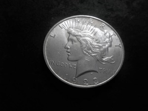 1923 D Peace Silver Dollar