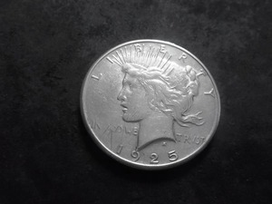 1925 S Peace Silver Dollar