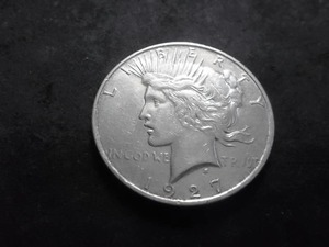 1927 D Silver Peace Dollar