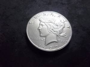 1927 S Peace Silver Dollar