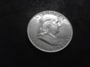 1949 D Franklin Half Dollar